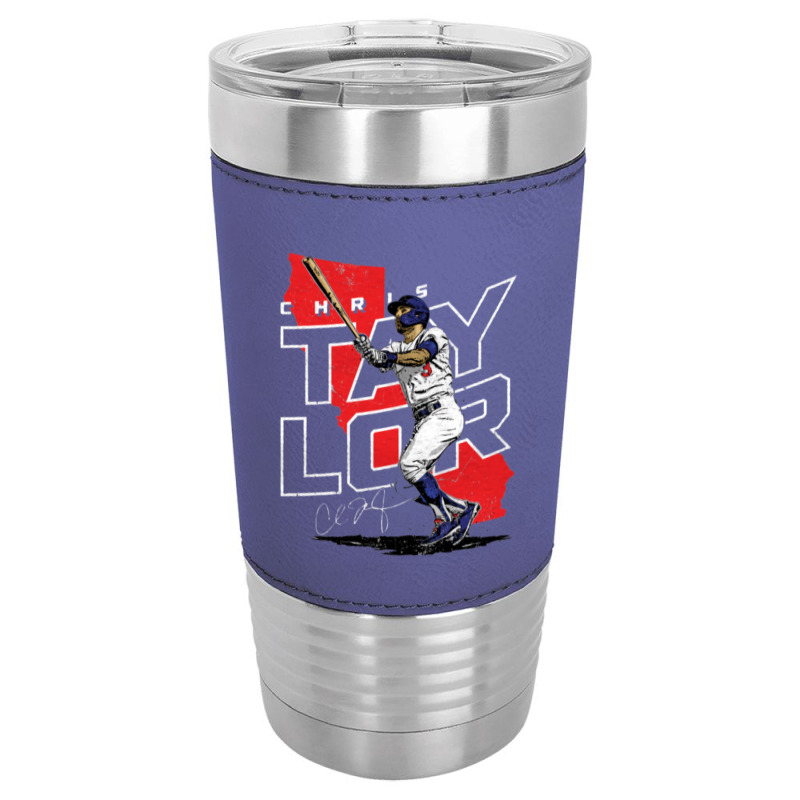 Chris Taylor Player Map Leatherette Tumbler | Artistshot