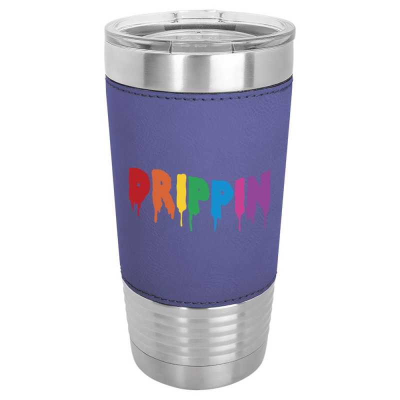 Drippin Colorful Rainbow Hip Hop Lovers Dripping Sauce Pullover Hoodie Leatherette Tumbler | Artistshot