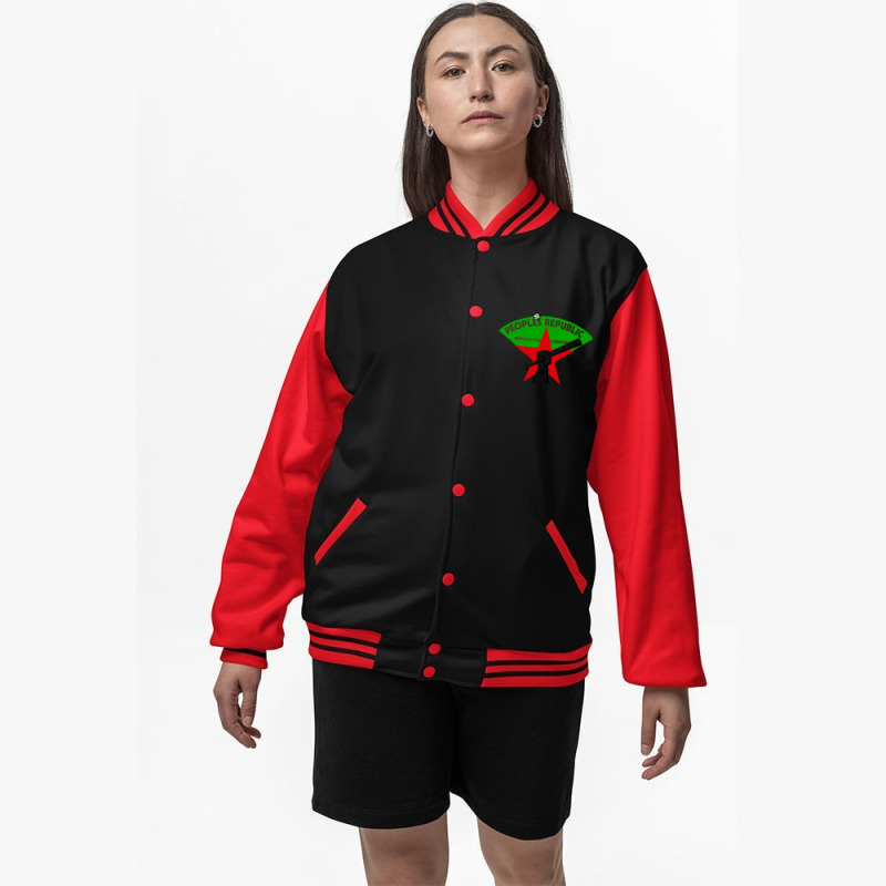 People's Republic Of Burlington Softball Bomber Jacket | Artistshot