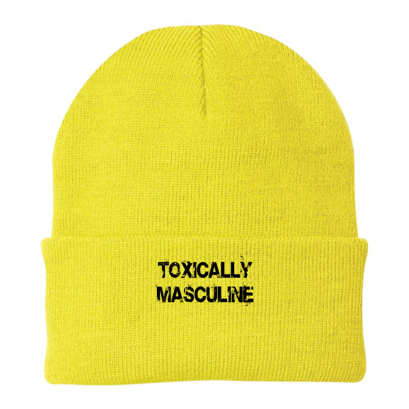 Toxic Masculinity Toxically Masculine, Guys Manly Alpha Male T Shirt Beanie | Artistshot