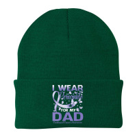 Womens I Wear Periwinkle For My Dad Esophageal Cancer Awareness Beanie | Artistshot