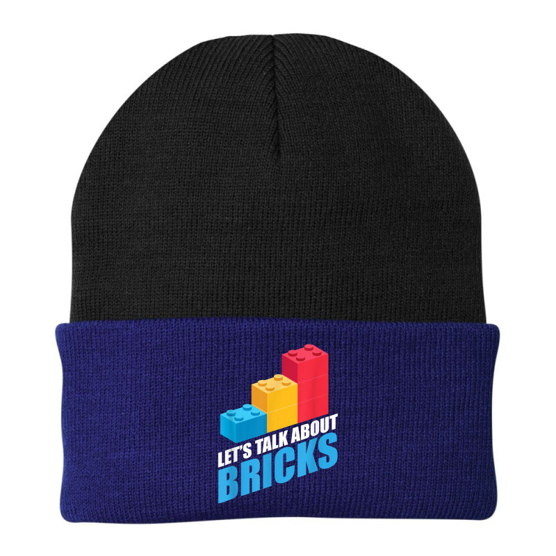 Building Bricks Blocks Fan Master Builder Bricklayer Son Toy T Shirt Beanie | Artistshot