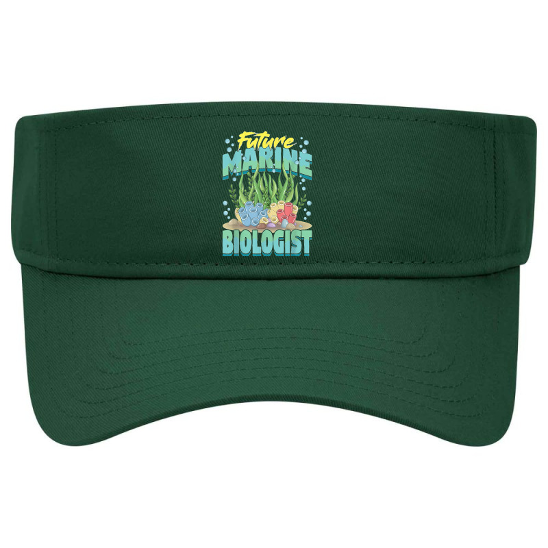 Future Marine Biologist Ocean Life Marine Biology Student Visor Hat | Artistshot