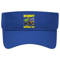 Mommy Of The Birthday Boy Dinosaurs T Rex Monster Truck Characters Car Visor Hat | Artistshot