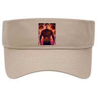 Vintage Retro Power Man For Mens Womens Visor Hat | Artistshot