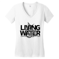 Living Water Women's V-neck T-shirt | Artistshot