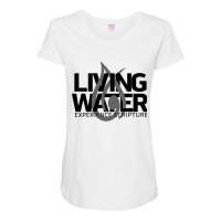 Living Water Maternity Scoop Neck T-shirt | Artistshot