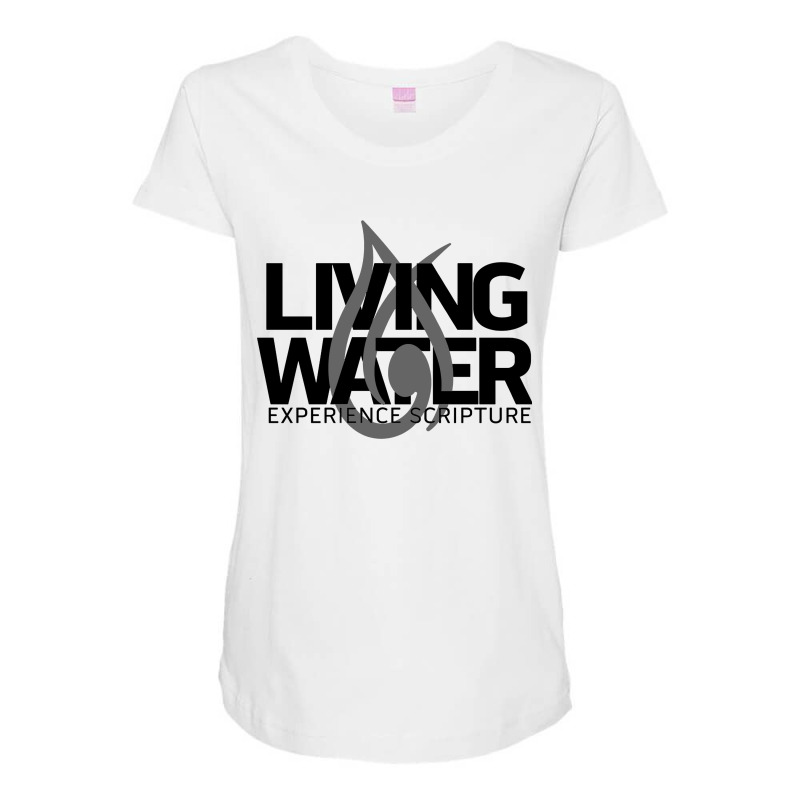 Living Water Maternity Scoop Neck T-shirt | Artistshot