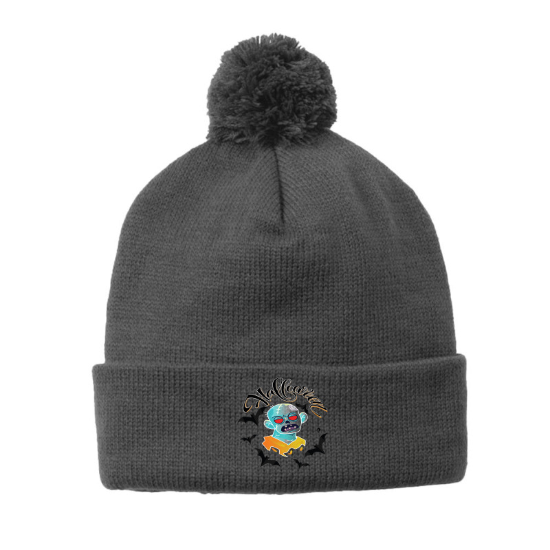 Graphic Picture Mr Halloween  Day Gift Pom Pom Beanie by ArtistLucian | Artistshot