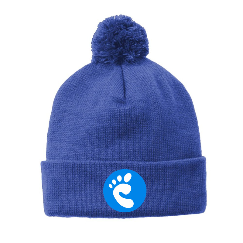 Gnome Ubuntu Pom Pom Beanie by larovbek | Artistshot