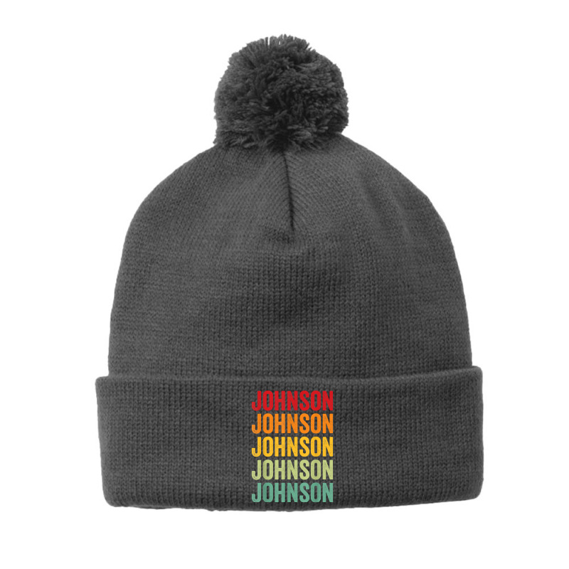 Johnson County, Kansas, Rainbow Text Design T Shirt Pom Pom Beanie by komulavcasante6 | Artistshot