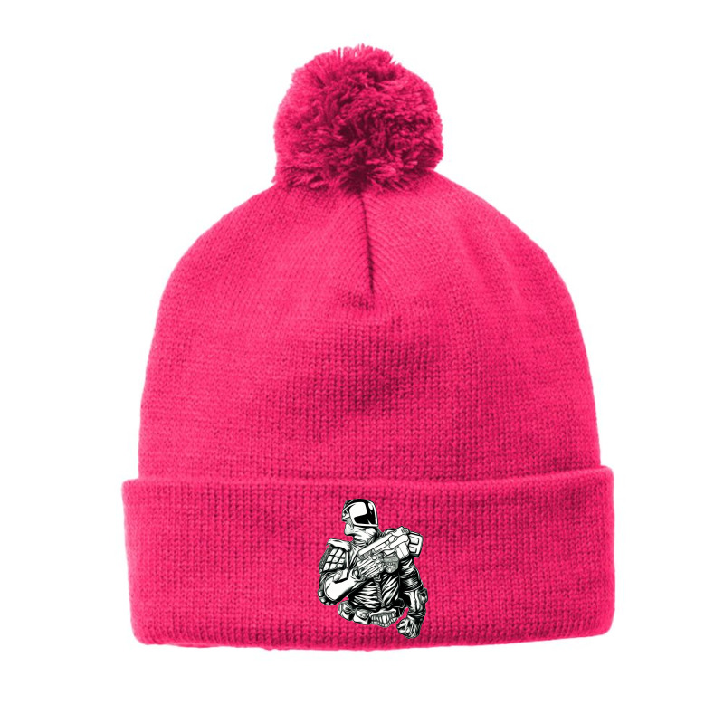 F:\tuyet Ds So6\new Folder\new Folder\tho No5 Tk58 - Dredd Movie 128sp Pom Pom Beanie | Artistshot