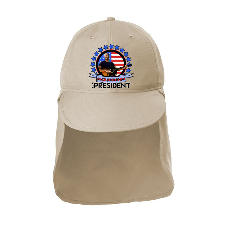 Jack Johnson For President 2020 Sun Shade Cap by sabrinajohnie | Artistshot