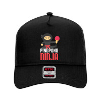 Funny Ping Pong Ninja Shirt Table Tennis T Shirt Mesh Back Trucker Hat | Artistshot