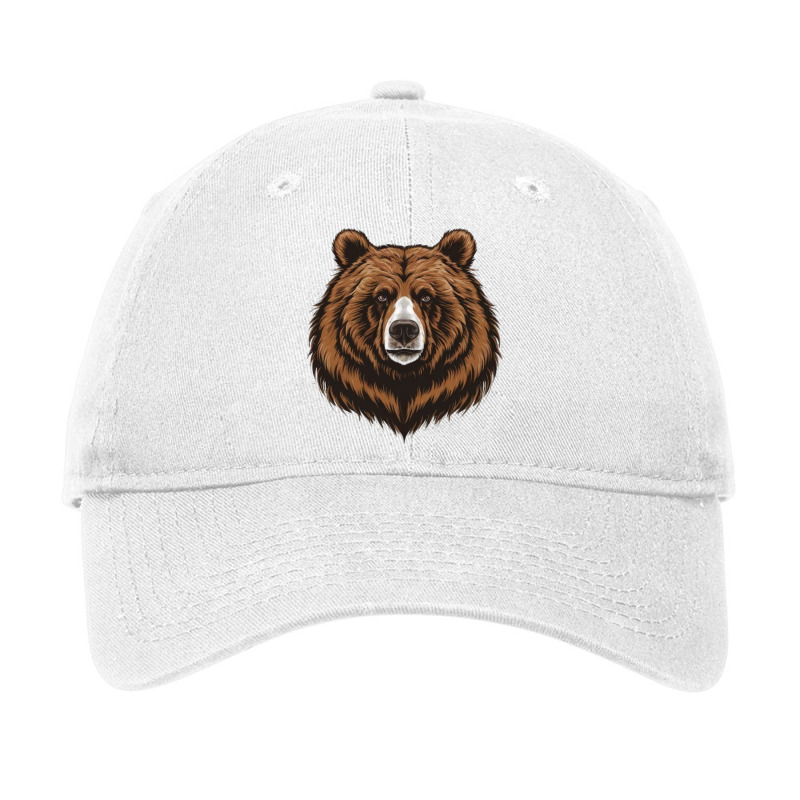 Grizzly Bear Adjustable Cap by Jonybravo2000 | Artistshot