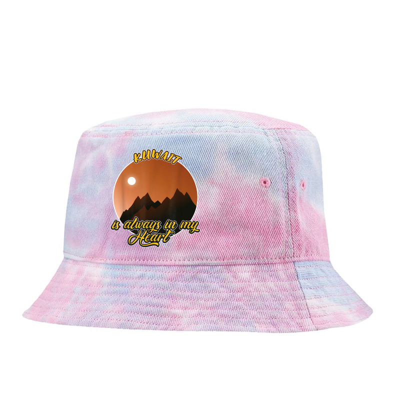 Kuwait Is Always In My Heart T Shirt Tie Dyed Bucket Hat by survisgn | Artistshot