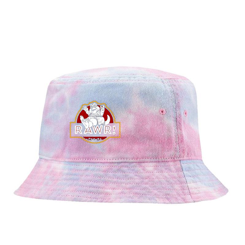 Graphic Vintage Dinosaurs Films Characters Lover Gifts Tie Dyed Bucket Hat | Artistshot