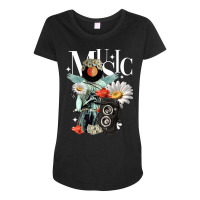 Music Vintage Maternity Scoop Neck T-shirt | Artistshot