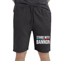 Stand With Bannon Vintage Short | Artistshot