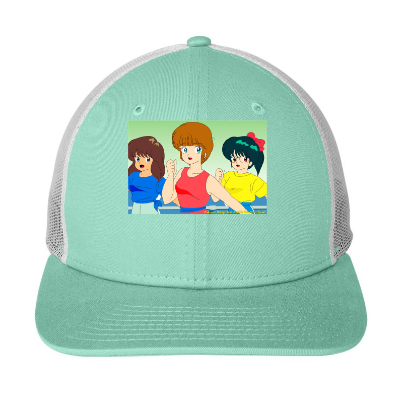 Retro  Anime Cute Call Me Snapback Trucker Cap by KaliyahArtists | Artistshot