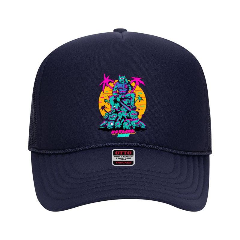 Running Up Game Dog Foam Trucker Hat by valen | Artistshot