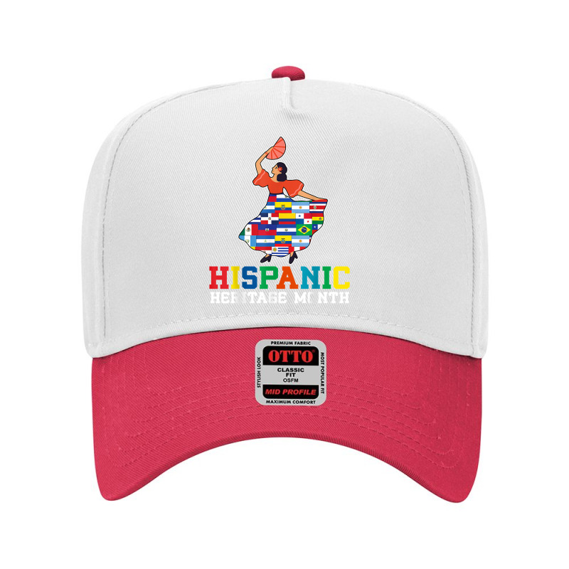 Dancing Latino Latinx Countries Flag Hispanic Heritage Month T Shirt Adjustable Baseball Cap by hankeajrippleex5 | Artistshot