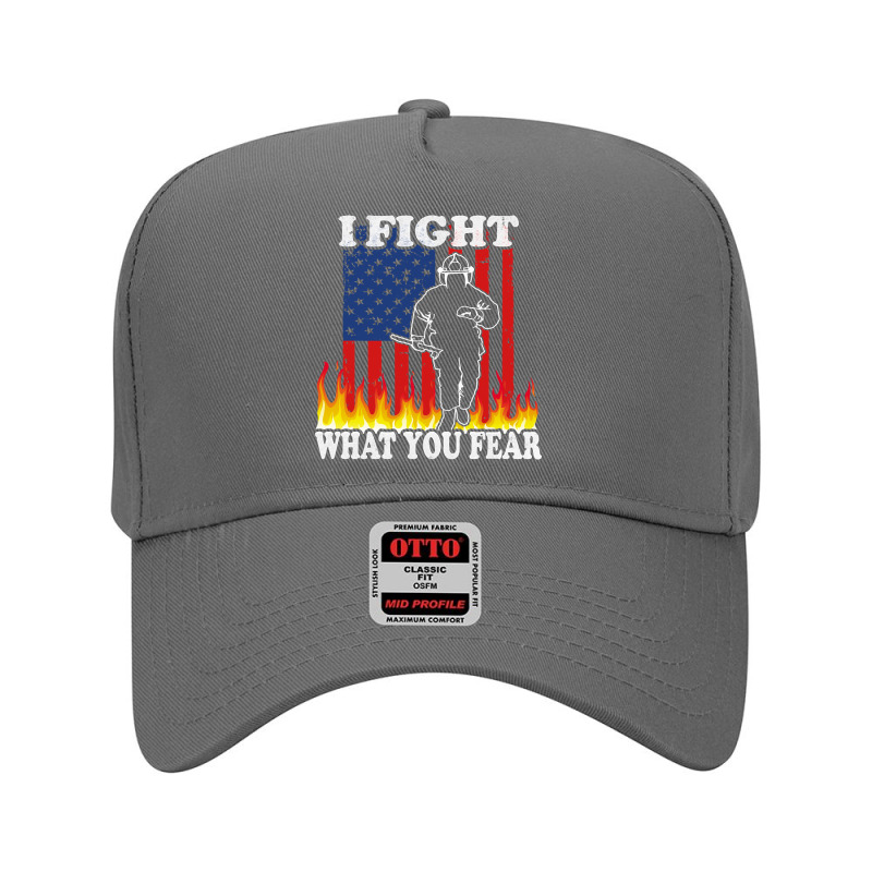 I Fight What You Fear, Fireman Fight Fire, Fire Department Skull Usa,  Adjustable Baseball Cap by SHOPTRUI4 | Artistshot