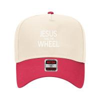 Funny Jesus Take The Wheel Happy Easter Family Gift Adjustable Baseball Cap | Artistshot