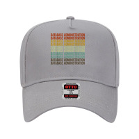 Database Administration Retro T Shirt Adjustable Baseball Cap | Artistshot