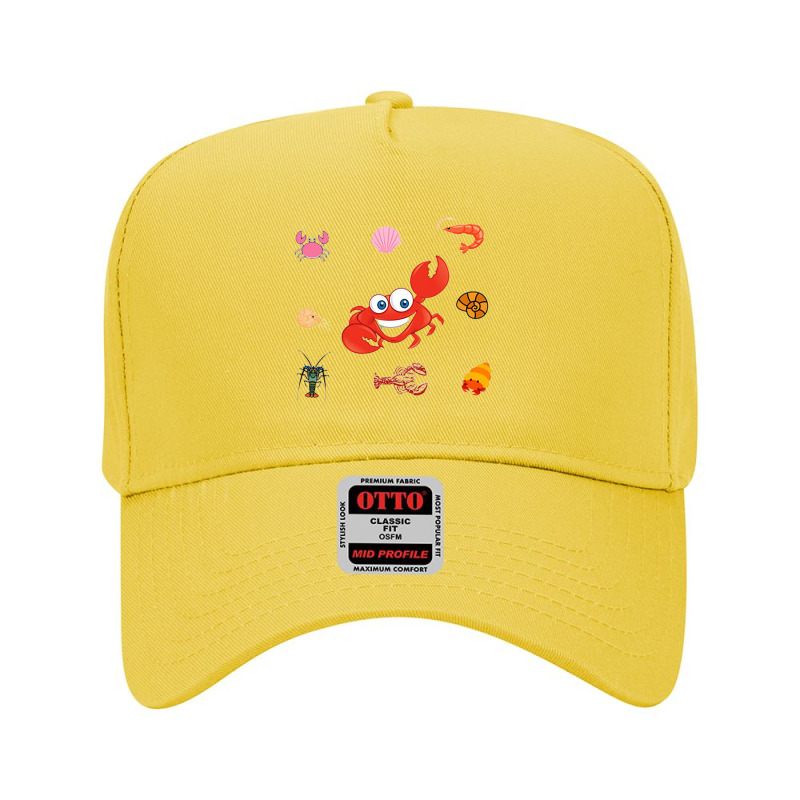 Crustaceancore Funny Adjustable Baseball Cap | Artistshot