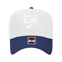 I'm With The Alien Halloween Costumes Adjustable Baseball Cap | Artistshot