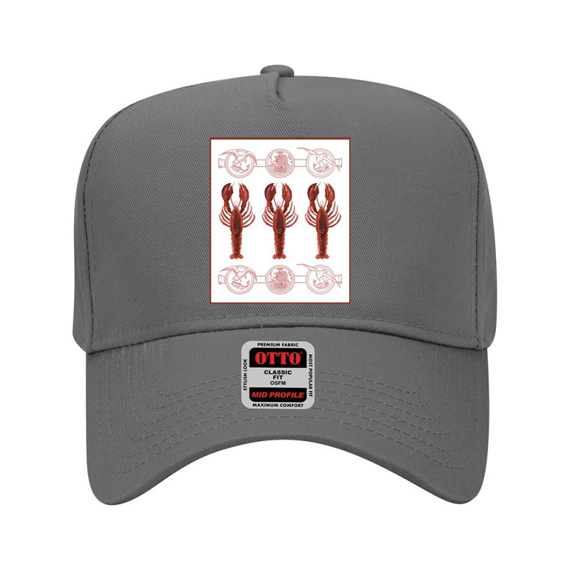 Lobsters Crustaceancore Adjustable Baseball Cap | Artistshot