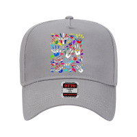 Hispanic Heritage Month All Latin Countries Flags Hand T Shirt Adjustable Baseball Cap | Artistshot