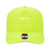 Humorous Avoid Negativity Math Equation Men Women Adjustable Baseball Cap | Artistshot