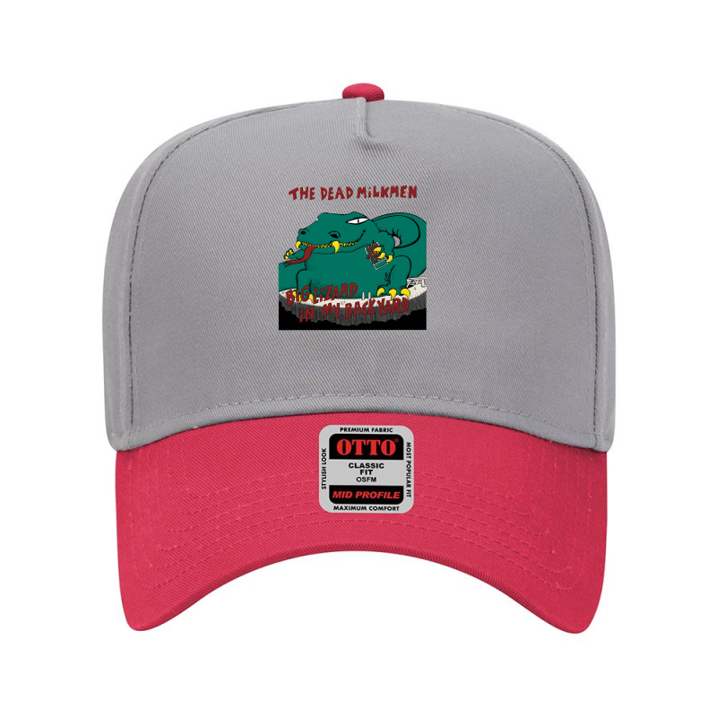 Dead Milkmen Big Lizard Adjustable Baseball Cap by JesusMesaMurillo | Artistshot