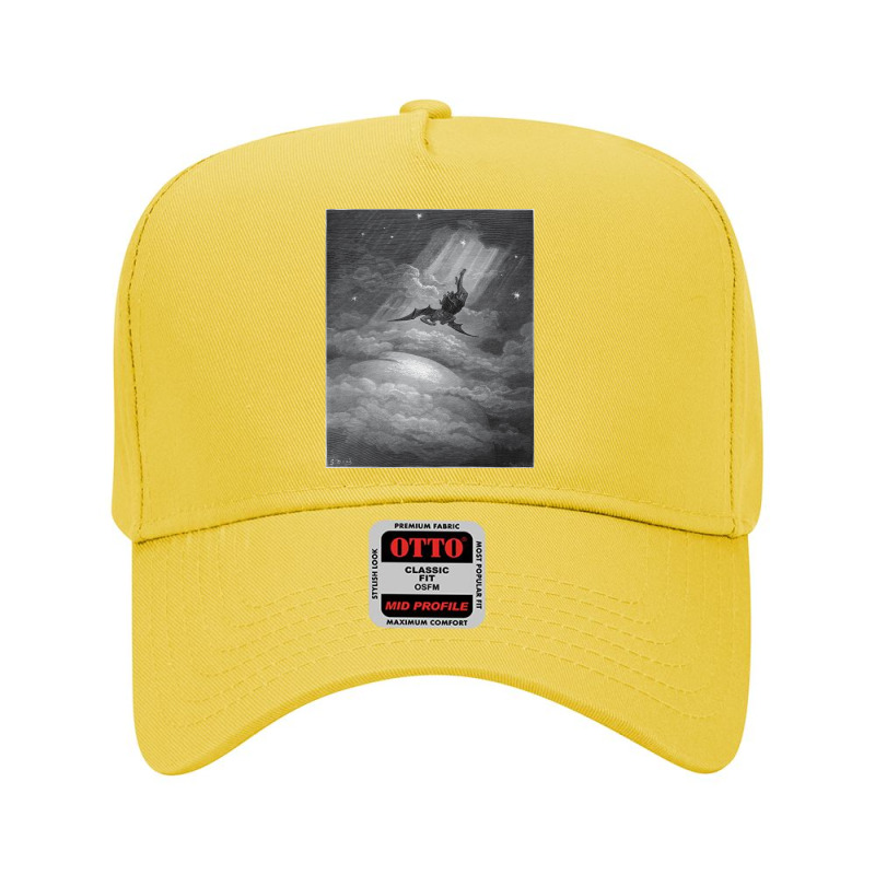 Gustave Dore, The Fall Of Satan, Illustration From John Milton's, Para Adjustable Baseball Cap by SHOPRTIUI | Artistshot