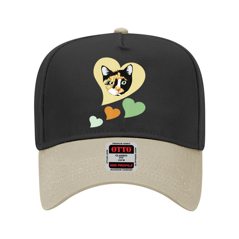 Calico Ca I Love My Calico Cats For Cat Lover Adjustable Baseball Cap | Artistshot