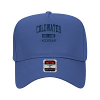 Coldwater Michigan Mi Vintage Athletic Sports Design T Shirt Adjustable Baseball Cap | Artistshot