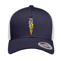 Ice Cream Cat Retro Trucker Cap | Artistshot