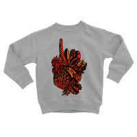 Ornate Rooster Toddler Sweatshirt | Artistshot