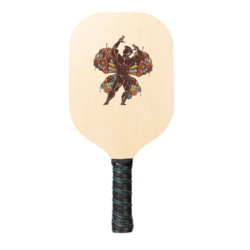 Bodybuilding Golden Aesthetics Pickleball Paddle | Artistshot