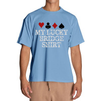 Bridge Player Gifts My Lucky Bridge For Men & Women Urban Heavy T-shirt | Artistshot