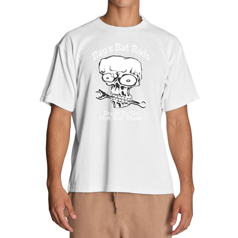 Car Show Garage Skull And Wrench Design Pullover Urban Heavy T-shirt | Artistshot