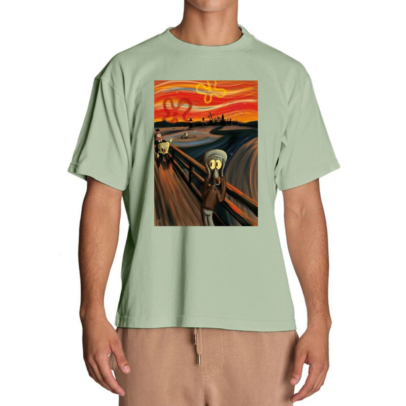 Music Retro The Scream By Edvard Munch Funny Graphic Gift Gift Urban Heavy T-shirt by WarrenCordero | Artistshot