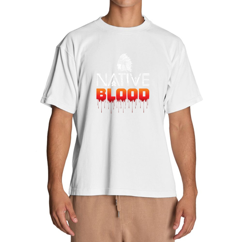 Native Blood T-shirt Urban Heavy T-shirt by WilmaMorgan | Artistshot