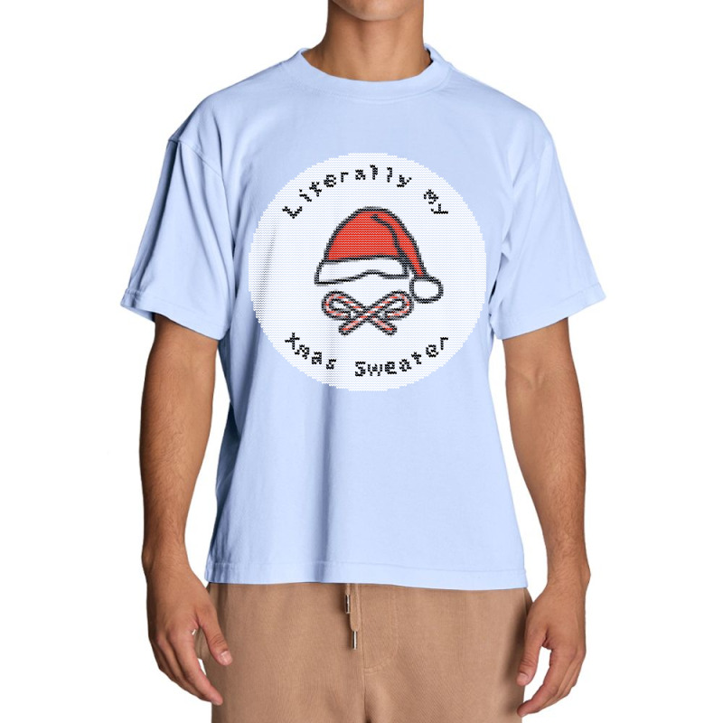 My Ugly Christmas Santa Hat Sweaters Urban Heavy T-shirt by Bertrand Angulo | Artistshot