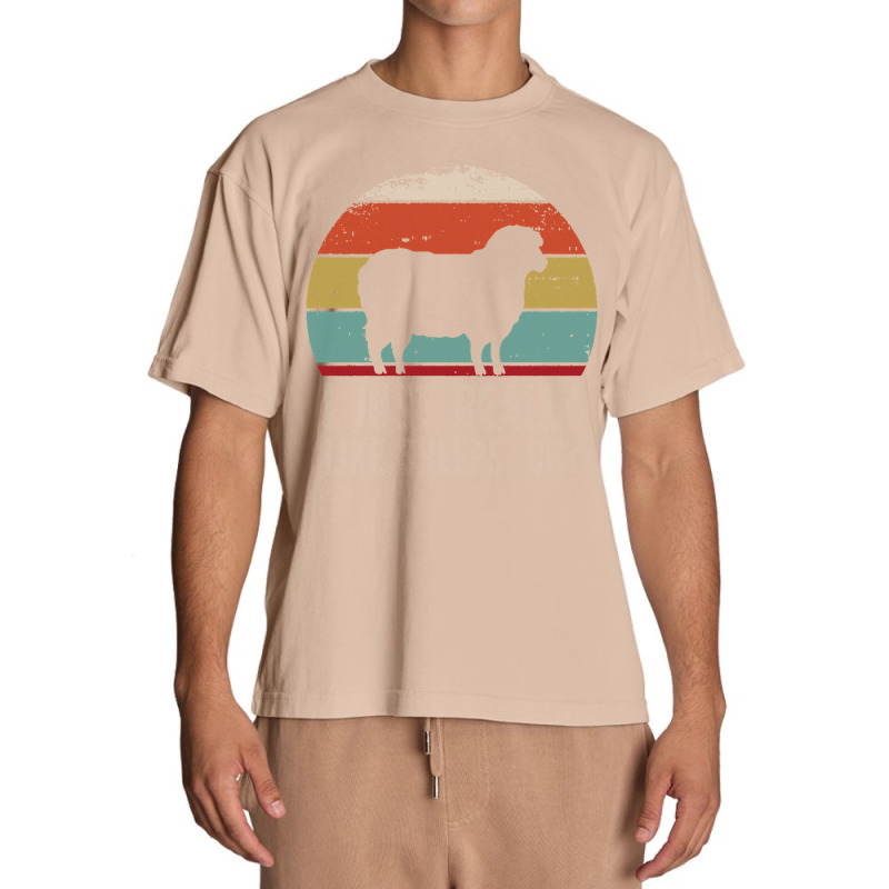 Funny I Just Really Like Sheeps Ok Funny I Just Really Like Sheeps O K Urban Heavy T-shirt | Artistshot