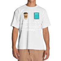 First Coffee Then Data Iam Earning A Break Special Education Urban Heavy T-shirt | Artistshot