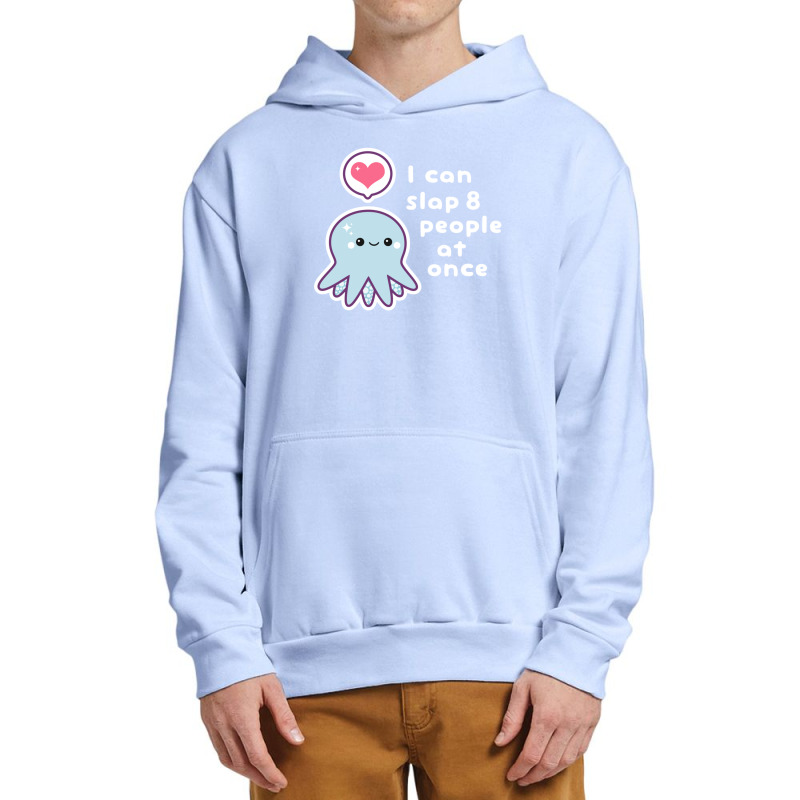 Funny Slapping Octopus Gift Urban Pullover Hoodie | Artistshot