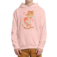 Carp Tattooed Cat Urban Pullover Hoodie | Artistshot